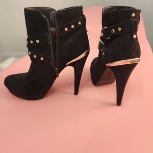 Guess Black Suede Bootie